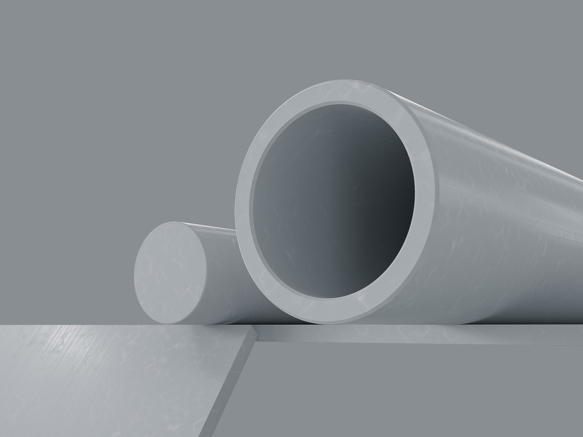 Ertalyte TX PET-P FG Plastic Stock Shapes in Gray